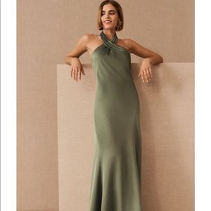 Ruby Satin Charmeuse BHLDN Dress